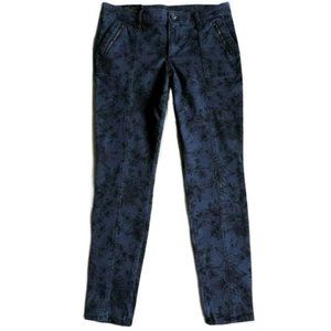 GAP Women's Floral-Print Skinny Legging Jeans Size: 10
